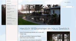Desktop Screenshot of haus-seeblick-rossbach.de